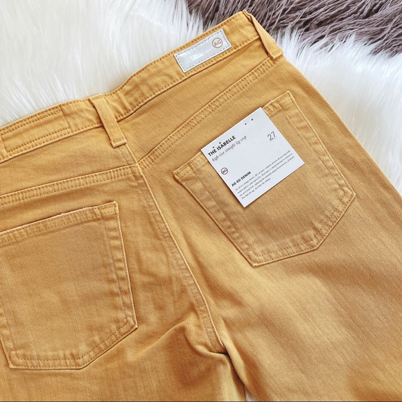 AG JEANS Isabelle Jeans in Sulfur Golden Emmer - Picture 7 of 7